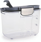 Progressive International ProKeeper+ Clear Plastic Airtight Food Baker's Kitchen Storage Organization Container Canister Set with Magnetic Accessories, 2- Piece Set (Specialty Sugar 1.5-Quart)