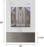 Elkay LBWD00C Liv Recessed Bottle Filling Station with Hands Free Operation and Filter - Aspen White