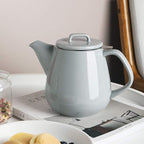 Sweejar 40oz Tea pot with Removable Stainless Steel Infuser,Dishwasher Safe Tea Pots for Loose Tea,Tea Pots with Infuser for Chrismas Women Gift (Gray)