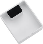 Normcore Compact Knock Box, Metal Espresso Knock Box, Heavy-Duty Knockbox, Anodized Aluminum, Espresso Accessories for Coffee Grounds, White