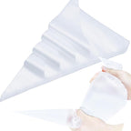 XXL 23 Inch Extra Large Piping Bags,100 Pack Disposable Pastry Bags,Thick Anti-Burst Icing Piping Pastry Bags For Frosting Decorating Cake Cupcake Cookie (XXL 23 Inch-100 Pack)