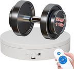Knob Speed Adjustment Remote Control Motorized Rotating Display Stand 3d scanner Electric Turntable rotating platform for Photography Products Shows,Jewelry,Watch,3D Models,Cake Support AAA