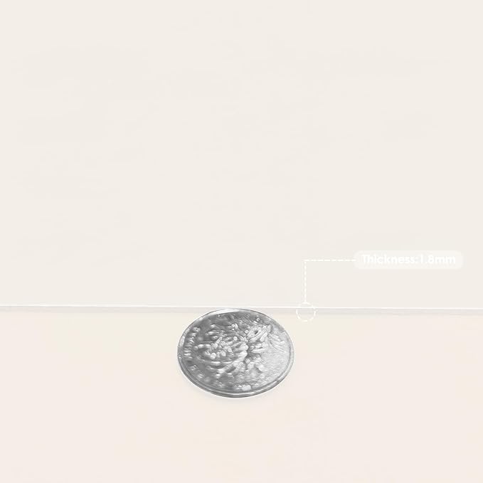 Leather Desk Mat,1.8mm Thick,16x60 Inch Desk Cover,Desk Protector Mat,Dresser Cover Top,Leather Table Cover,Side Table Cover,Office Desk Cover,Office Table Cover(White+White,16x60)