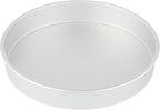 Restaurantware-Met Lux 12 x 2 Inch Straight-Sided Baking Tin, 1 Round Cake Pan - Oven-Ready, Freezable, Anodized Aluminum Round Baking Pan, Greaseproof, For Layer Birthday Cake
