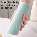 Heat-Resistant Silicone Trivet Mats, Non-Slip Hot Plate Holder for Kitchen Countertops & Dining Table, Reusable Pot Holder Pad with Secure Grip, Dishwasher Safe (Sea Sky Blue, Diameter: 30cm/11.81")