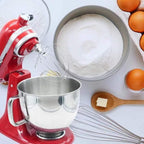 6-Wire Whip Compatible with 6Qt Kitchenaid Tilt Head Stand Mixer, Replacement for Kitchenaid Stand Mixer Attachments and Accessories KN256, Stainless Steel, Dishwasher Safe(1 Pack)