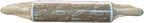 efo Embossed Rolling Pin with Engraved Design - Decorative Dough Roller - Cake Baking Accessories to Make Unique Bakes and Pottery - Beautifully Handmade Patterned Rolling Pin 40cm (Hearts)