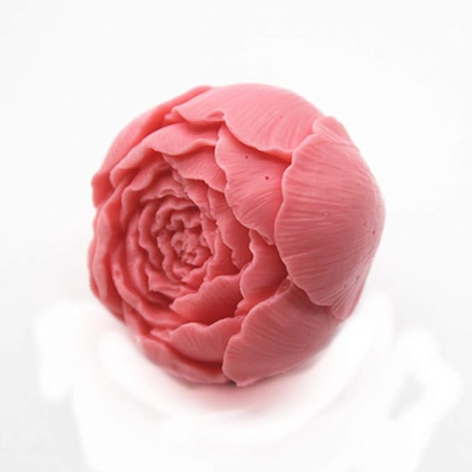 Rose & Peony Silicone Mold Set - Resin & Soap Mold for Candle & Cake Decoration