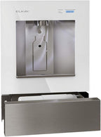 Elkay LBWD00C Liv Recessed Bottle Filling Station with Hands Free Operation and Filter - Aspen White