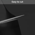 Desk Cover - 30x66 Inch Waterproof Easy to Clean Can Conceal Flaws Protector The Table Top from Scratches Used for Dining (Black+Black 30x66)