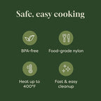 Slow Cooker Liners, Disposable Oval Large Size 13" x 21", 33 Count, Fits 3-8 Quart Pot Cooking Bags for Easy Cleanup, Food Safe & Leak-Proof