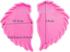 1 Pair Wings Coaster Resin Molds Wings Silicone Epoxy Casting Mold for Cup Mat Agate Coaster Mold DIY Unique Coaster Home Decoration