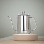 Toyvian Gooseneck Kettle 600ML Metal Coffee Kettle, Coffee Thin Spout, Gooseneck Pitcher, Narrow Spout Pot, Dripper Stainless Steel Water Bottle