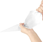 18 Inch Tipless Piping Bags for Royal Icing, Extra Thick Anti Burst Decorating Bags Butter Cream Cookies Decoration, Perfect for Professional Baking Lover