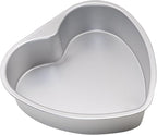 Heart Shaped Cake Pan 10 Inch Aluminum Cake Pans Heart Cake Tin Baking Cake Mold for Valentine's Weddings Birthday Party