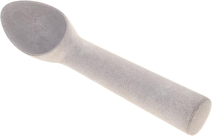 Beille 4pc Wheat Straw Kitchen Utensils Peeler Pizza Cutter Scoop and Grater