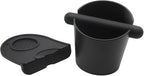 5inch Knock Box Espresso Knock Box Silicone coffee Tamper Mat Espresso Machine Accessories Set of 2 with Removable Knock Bar and Anti-Slip Base for Home Office Barista Tools for Bar Shop