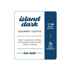Manatee Gourmet Coffee, Whole Bean, Island Dark Roast, 2 lb bag, 32 oz