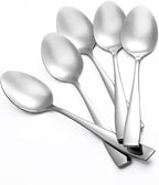 12-Piece Large Stainless Steel Dinner Spoons,8 Inches