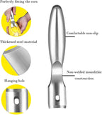 Stainless Steel Corn Peeler for Corn on The Cob, Corn on the Cob Stripper Tool, Corn on Cob Remover Corn Shucker for Home Kitchens, Restaurant Chefs