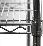 Shelving Inc. 14" d x 42" w Chrome Wire Shelving with 2 Tier Shelves, Weight Capacity 800lbs Per Shelf