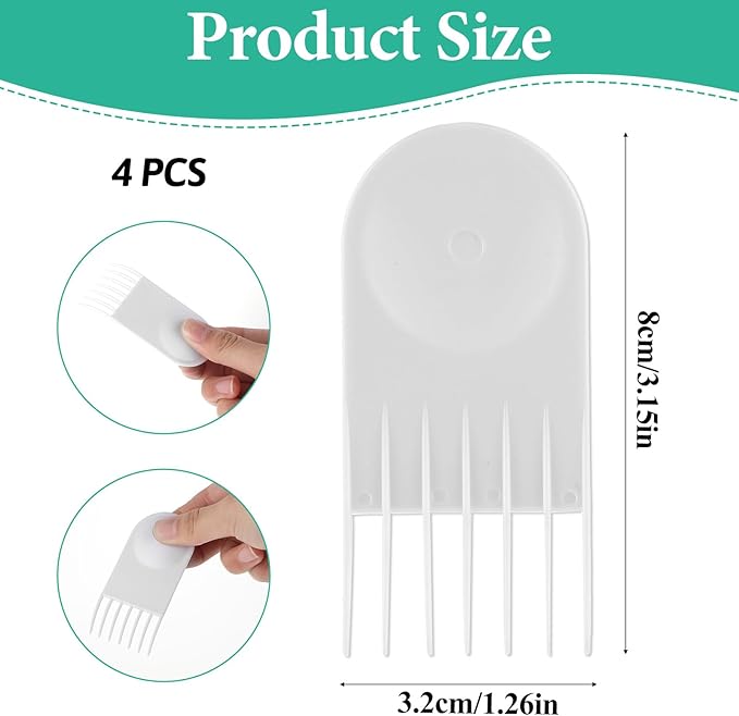 4 Pcs Vegetable Chopper Cleaning Tool Salad Chopper Onion Chopper Vegetable Cutter Cleaning Brush for Fullstar Vegetable Chopper Fruit Vegetable Chopper Cleaner Comb Tools for Vidalia Chop Wizard
