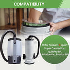 20 Pack 100431 Micro Filter Bags Compatible with ProTeam 6 Quart Backpack Vacuum: Super QuarterVac, QuietPro BP, AviationVac, ProVac BP, Replace Part #100431