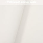 Leather Table Cover,1.8mm Thick,42x60 Inch Table Protector,Table Protector for Dining Room Table,Dining Table Cover,White Table Cover,Hule para Mesa De Comedor(White+White,42x60)