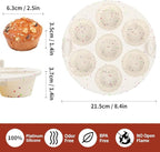 GOKCEN's Silicone Egg Bite Molds [2 Pack] Instant Pot Accessories - Fit Instant Pot 5,6,8 qt Pressure Cooker - Food Freezer Tray - Reusable Storage Container (Round - Confetti)