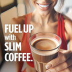 VitaCup Slim Instant Coffee Packets, with Garcinia, Fiber, B Vitamins, Skinny Coffee, Bold & Smooth, Medium Dark Roast, 100% Arabica Coffee in Single Serve Sticks, 72 Ct
