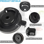 Outer Bowl Lid Replacement for Ninja Creami NC301 Ice Cream Maker, Reusable Creami Replacement Lid Compatible with Ninja Creamy NC301 NC300 NC299AMZ CN301CO Series, Ninja Creami Replacement Parts