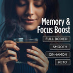 VitaCup Decaf Genius Keto Coffee Pods with MCT Oil, Turmeric and B Vitamins for Focus in Recyclable Single Serve Pod Compatible with K-Cup Brewers Including Keurig 2.0, 16 Ct