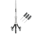 DASBET Engine Brake Cylinder Hone | Engine Cylinder Hone Tool for Grinding Holes Adjustable Deglazer 1" to 2-1/2" Diameter with Extra 3-Piece 1-1/8'' Long Stones 220 Grit (1-1/8")