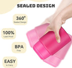 Soup Thermo for Hot Food Kids 16oz Insulated Food Jar Leakproof Thermo Lunch Container for Kids Wide-Mouth Stainless Steel Lunch Box for School with Handle Folding Spoon(3+)