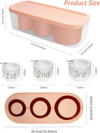 Ice Tray Mold for Stanley Cup, 2025 Tumbler Cup Ice Mold, Silcone Ice Cube Tray with Lid for Tumbler, Easy Fill and Release Ice Maker for Whiskey, Cocktail BPA-Free.30-40 oz