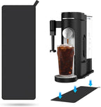 Sliding Pad for Ninja Single Serve Coffee Maker PB051 and PB041, Anti Slip Base Sliding Mat for Fast Moving, with Hanging Strap, Accessories Fit for Ninja Coffee Machine PB051/PB041, Black