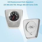 Grill Temperature for Napoleon LEX 485, LEX 605, LEX 730, Mirage 485 605 Series Grills, Built-in LEX 485 Temperature Gauge Replacement Parts for Napoleon Grill Accessories