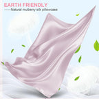 Mulberry Silk Pillow Cases Queen Size with Hidden Zipper, Ultra Smooth and Soft Breathable Cooling Silk Satin Pillowcase for Hair and Skin, Gifts for Women Men (Lavender Purple, 20x30 Inches, 1 Pack)