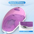 HuiJuKeJi Electric Can Opener, Rechargeable Automatic Can Opener for Seniors with Arthritis, One-Touch Hands-Free Can Opener for Almost Can Sizes, Smooth Edge & Food-Safe Kitchen Gadgets-Purple