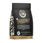 Bones Coffee Company Crazelnut, Hazelnut Flavored Coffee, Medium Roast Low Acid Arabica Beans Compatible with Auto drip and French Press Coffee Maker, 12 Oz Whole Bean