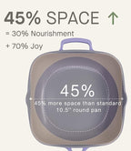 10.5 Inch(3.8QT) Ceramic Pan with Lid,Non Stick Frying Pans Cast Aluminum Deep Sauté Pans,Ti-Ceramic Non Toxic Pix Pan with Wooden Spatula and Scrubber-Dusk Petal