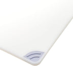 San Jamar Saf-T-Grip Plastic Cutting Board with Safety Hook, 9" x 12" x 0.375", White