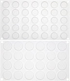 Flat Round Disc Silicone Mold Baking Tray 2 Sizes for Mini Tart Cookie Dessert Chocolate Caramel Candy Epoxy UV Resin Jewelry Soap
