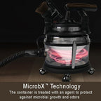 Filter Queen Majestic Surface Cleaner, Silver, Canister Vacuum with Bagless Cyclonic Action, The Ultimate All-in-One Cleaning Machine