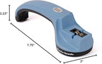 Heavy Duty Tungsten Manual Knife Sharpener, Knife Sharpeners for Kitchen Knives (Blue)