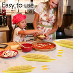 Corn Dishes and Holders - 16 Pack Holders, 8 Pack Dishes - Stainless Steel, Perfect for Corn on the Cob