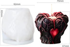 Claw Hand Skull & Ghost Candle Mold - Resin Casting & Candle Making Molds - Silicone 3D Animal Molds for Home Decor
