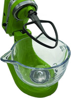4.8 L 4.5 and 5 Quart aluminium TILT-HEAD FLEX EDGE BEATER ，Compatible with Kitchenaid stand mixer models K45SS, KSM75, KSM95, KSM150PS, KSM152PS and KSM155GB. (4.5-5 Quart)