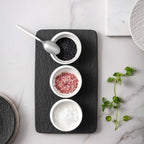 Villeroy & Boch - NewMoon set of dip dishes, set of small bowls for dips or finger food, 4 pieces, premium porcelain, white, dishwasher safe, 10-4264-9023