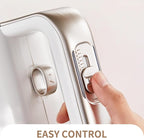 4-in-1 Electric Hand Mixer for Baking, Cooking and Coffee Drinks(Champagne Gold)